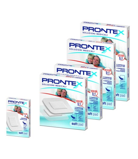 GARZA PRONTEX SOFT 10X8CM 6PZ