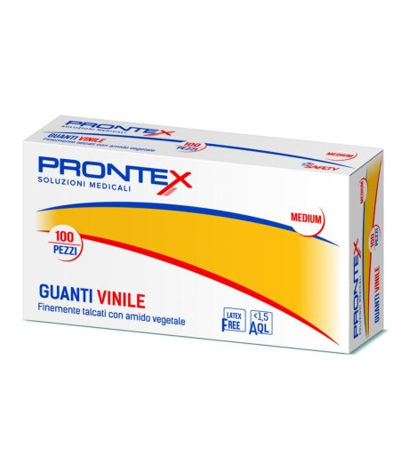 PRONTEX GUANTO VINILE M 100PZ