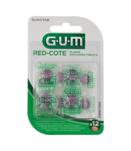 GUM RED-COTE RIV PLACCA 12PAST