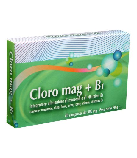 CLORO MAG + B1 40CPR AURORA