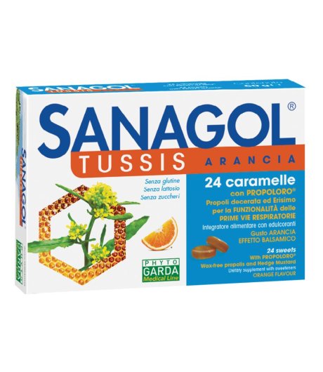 Sanagol Tussis Arancia 24car