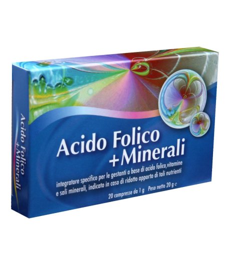 ACIDO FOLICO+ MINER 20CPR AURORA