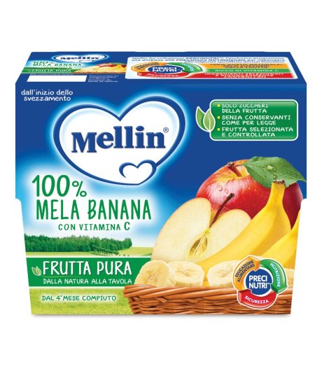 MELLIN Fr.Pura Me/Ban4x100g