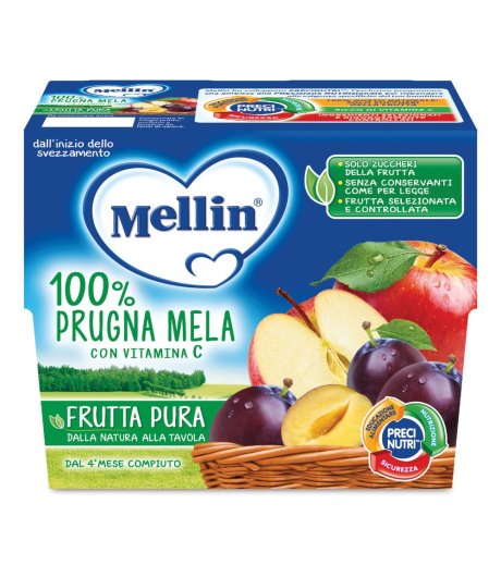 MELLIN FRUTTAPURA PRUG/MEL 4X100