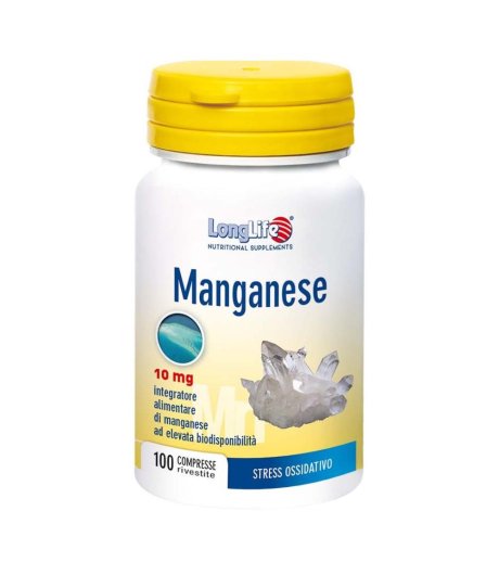 Longlife Manganese 10mg 100cpr