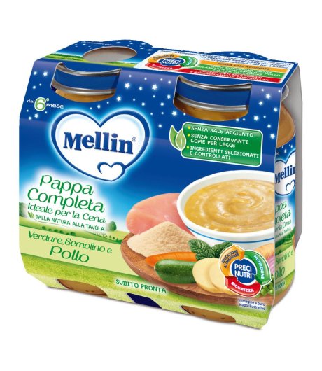 MELLIN CENA POLLO/VERD 2X200G