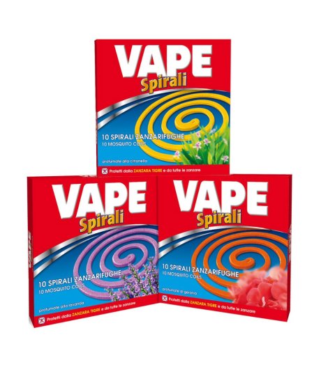 VAPE SPIRALI C/MISTA PROF ASS 10 P