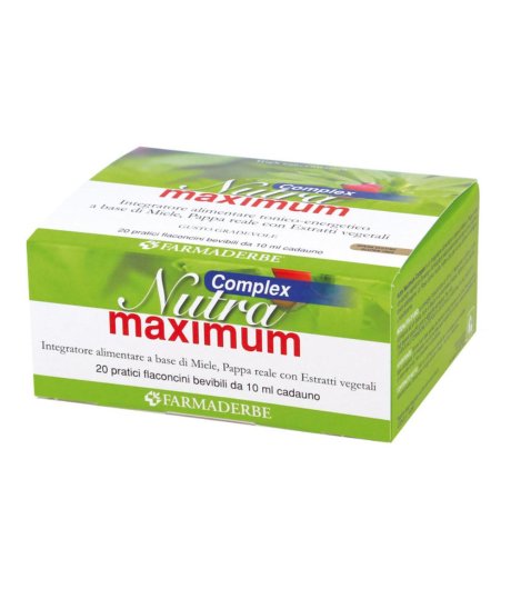 NUTRA MAXIMUM COMPLEX 20FL 10M