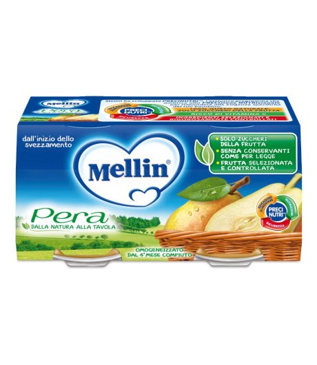 MELLIN OMOG PERA 2X100G