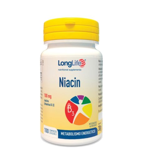 Longlife Niacin 100mg 100cpr