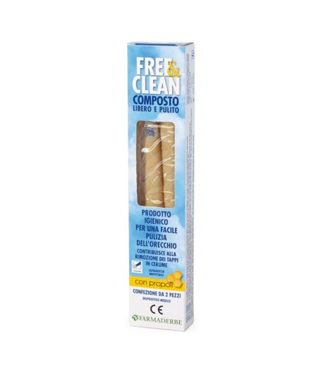 FREE&CLEAN CONI ORECCHIO 2PZ