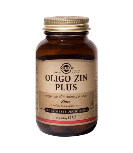 OLIGO ZIN Plus 50 Tav.SOLGAR