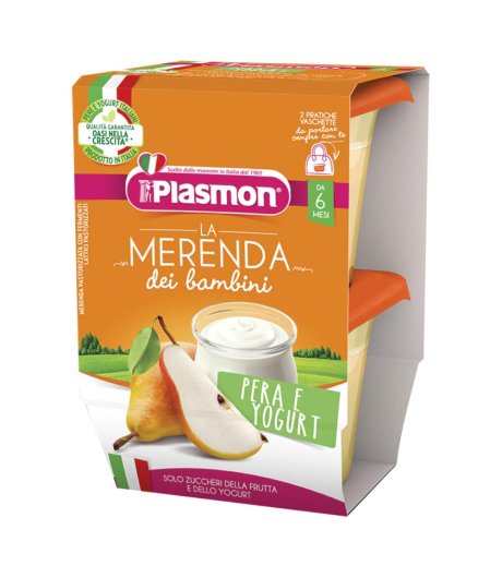 Plasmon Omog Yog/pera 120gx2pz