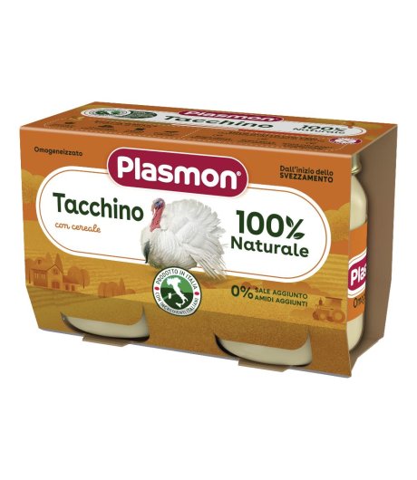 PLASMON OMOG TACCHINO 120GX2PZ