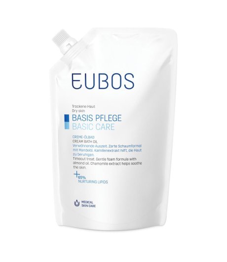 EUBOS OLIO BAGNO RICARICA400ML