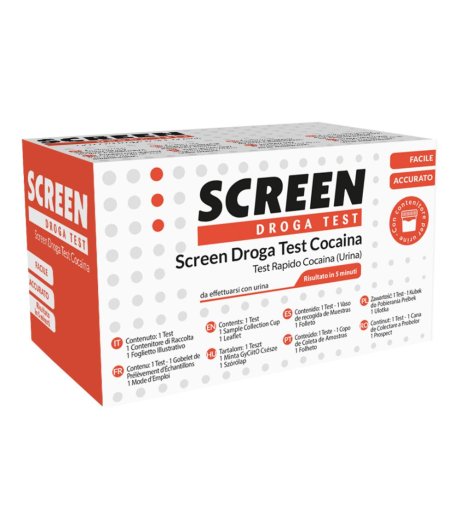 SCREEN DROGA TEST COCAINA