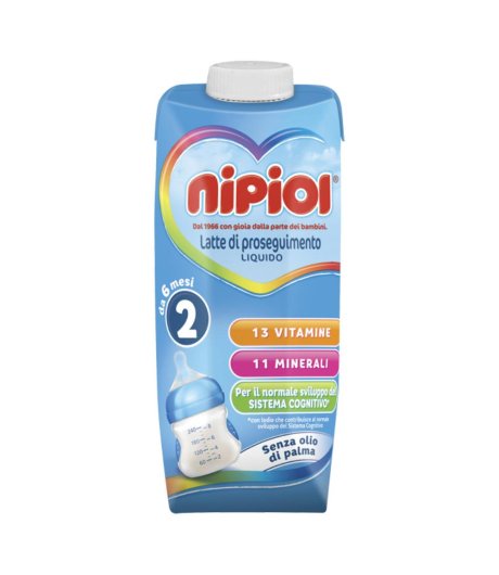 NIPIOL 2 LATTE LIQUIDO 500ML