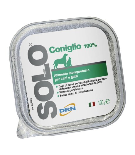 SOLO CONIGLIO CANI/GATTI 100G