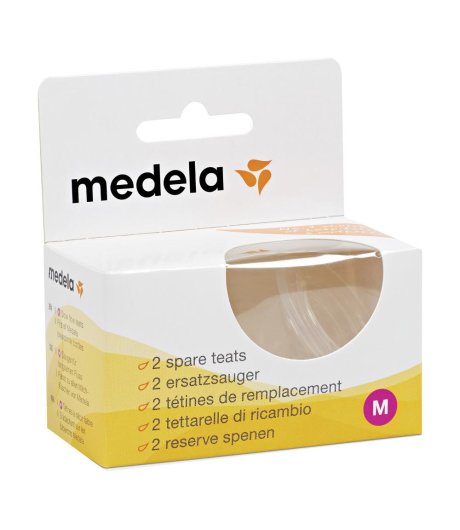 MEDELA Tett.Sil.F/Medio 2pz