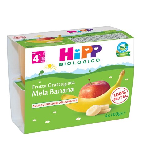 HIPP BIO FRU GRAT MELA/B4X100G