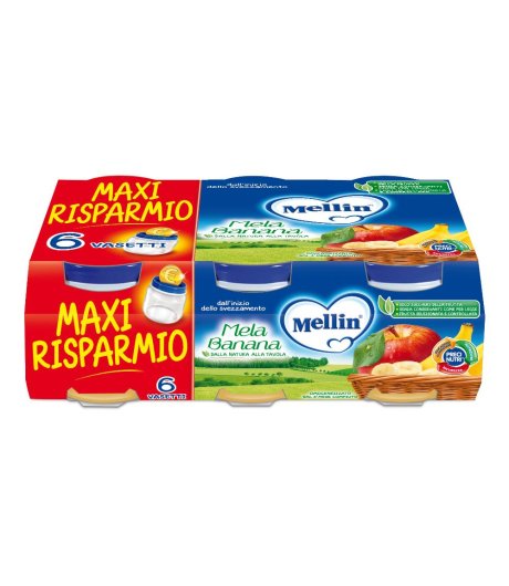 Mellin Omog Mela Banana 6x100g