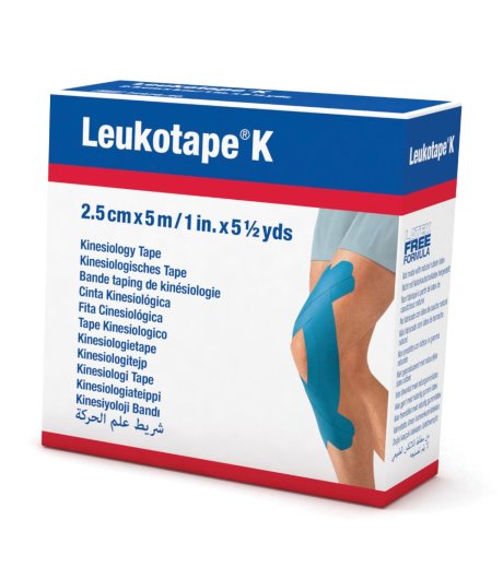 LEUKOTAPE K 2,5cmx5mt Blu