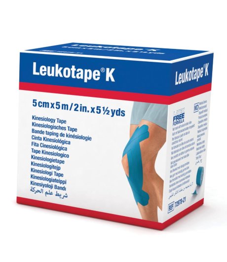 CER LEUKOTAPE K 5X500CM BLU