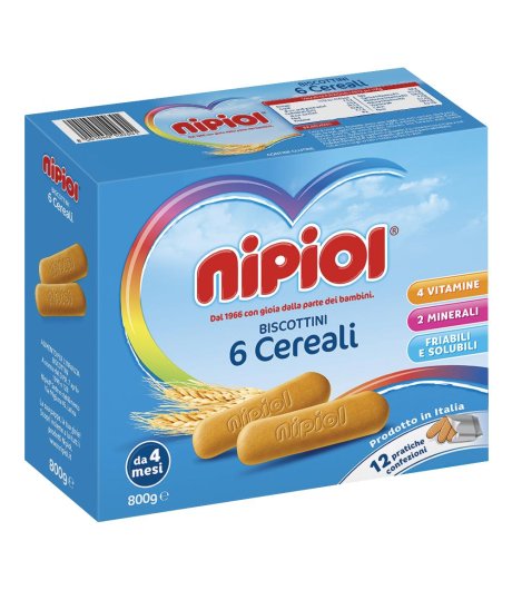 Nipiol Biscottini 6 Crl 800g