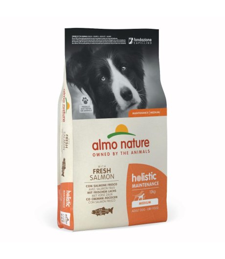 ALMO DOG HOLISTIC M 12 KG SALM
