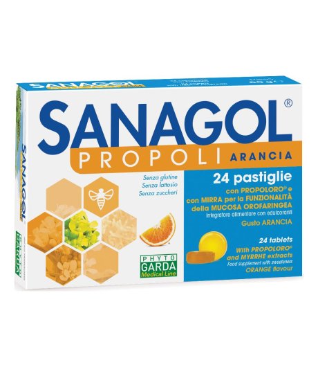 Sanagol Propoli S/z Arancia 24