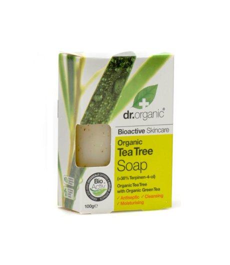 DR ORGANIC TEA TREE SOAP 100G