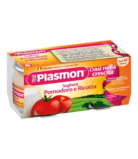 Plasmon Sugh Pomod/ricot80gx2p