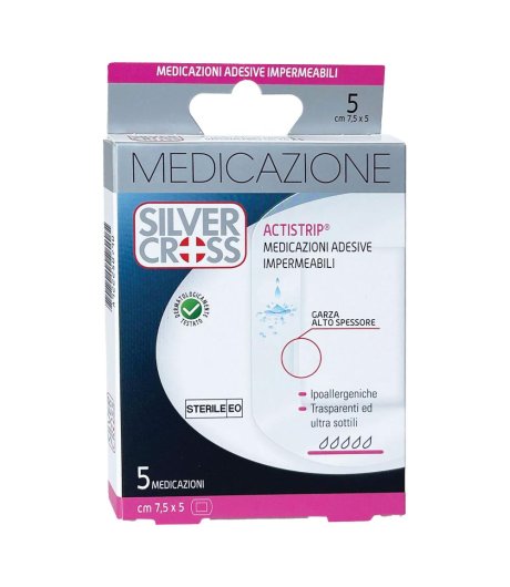 SILVERCROSS ACTISTRIP 7,5X5CM