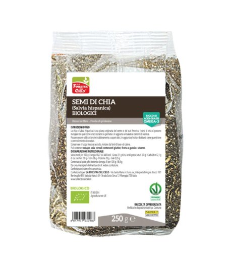 Semi Chia Bio 250g Omega 3