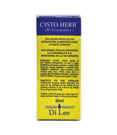 CISTO HERB S5 UVA URSINA 50ML