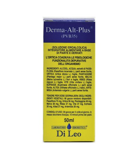 DERMA ALT PLUS PVB 35 50ML DERMA ALT PLUS PVB 35 50ML