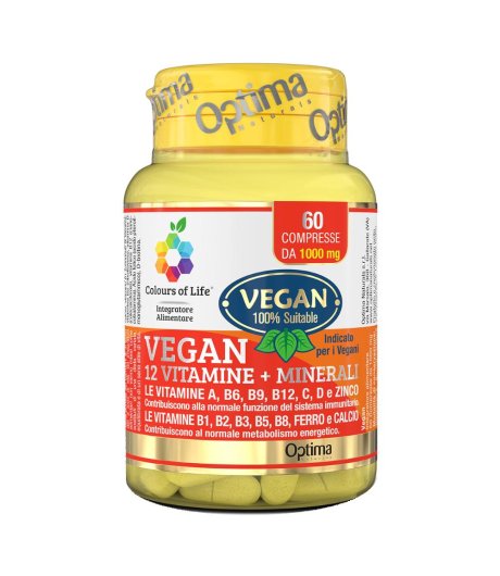 VEGAN 12 VIT+MIN 60CPR OPTIMA