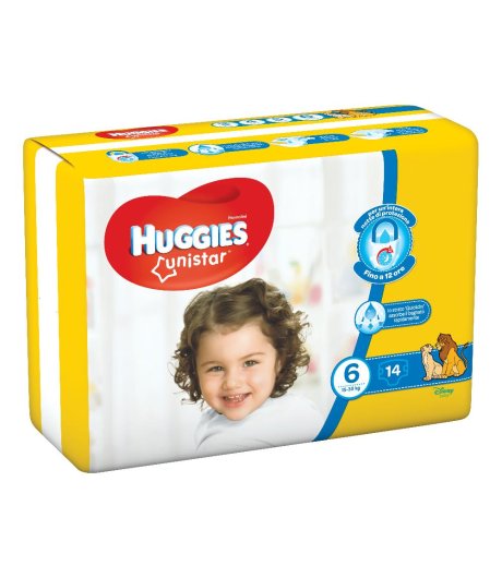 HUGGIES UNISTAR 6 15/30KG 14PZ