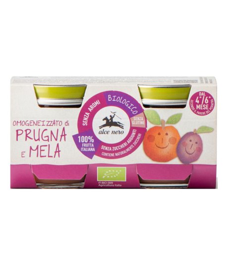 OMOGENEIZ PRUGNA MELA2X80G ALCE