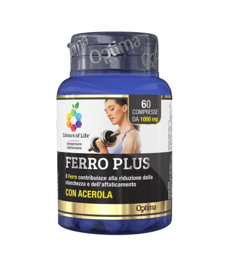 FERRO PLUS ACEROLA 60CPR OPTIMA