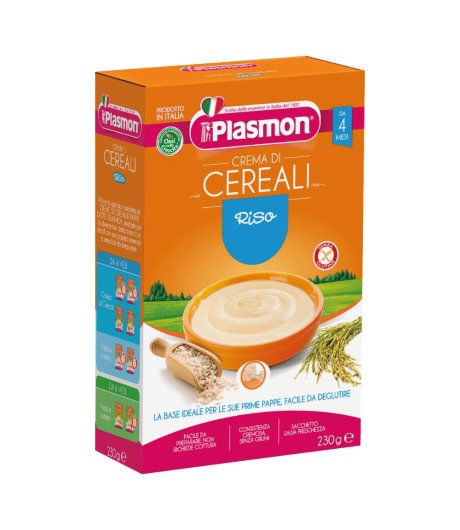 PLASMON CEREALI CREMA RISO230G