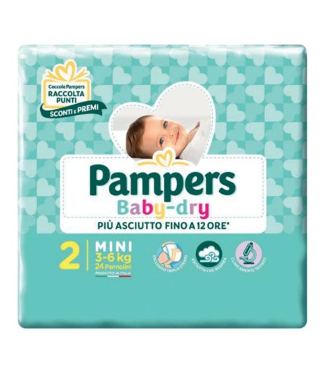 Pampers Bd Downcount Mini 24pz