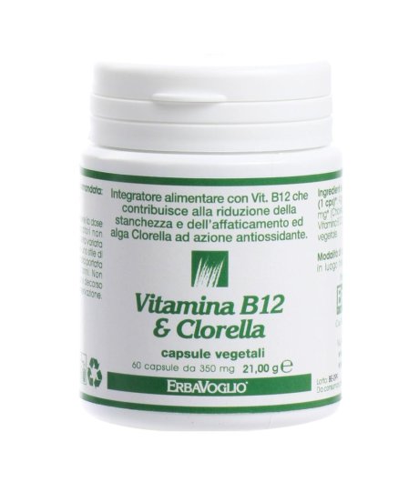 VITAMINA B12+CLORELLA 60CPS