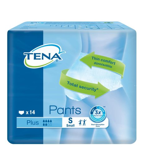 TENA PANTS PLUS PANN S 14PZ