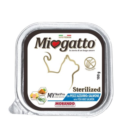 MIOGATTO STERIL P AZZ/SALM 100