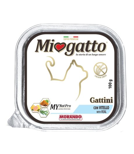 MIOGATTO GATTINI VITELLO 100G