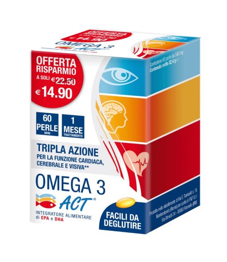 Omega 3 Act 540mg 60prl Mini