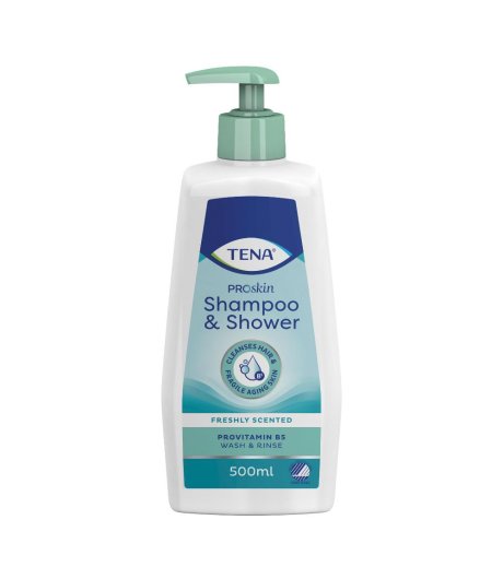 TENA SHAMPOO&SHOWER 500ML 1207