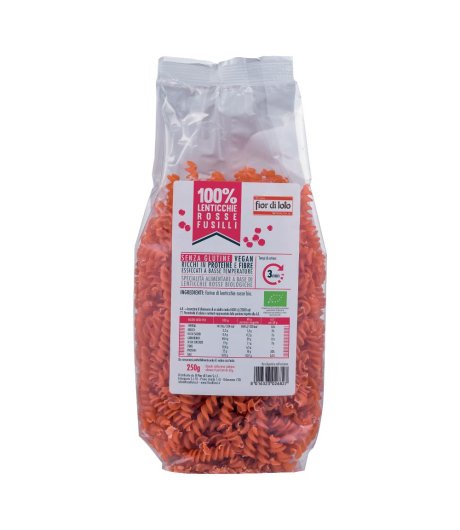 FUSILLI LENTICCHIE ROSSE BIO