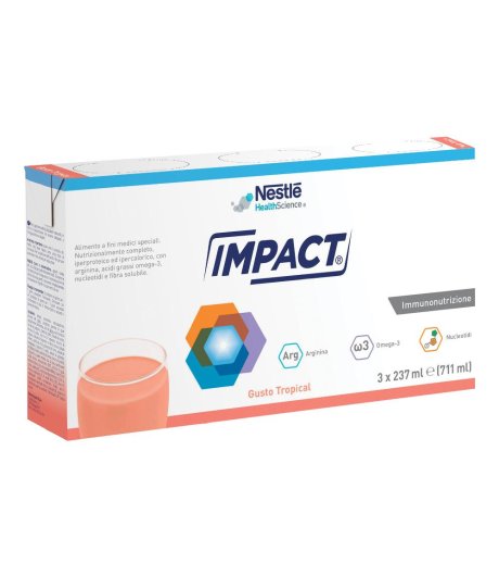 IMPACT ORAL TROPICAL 3X237ML